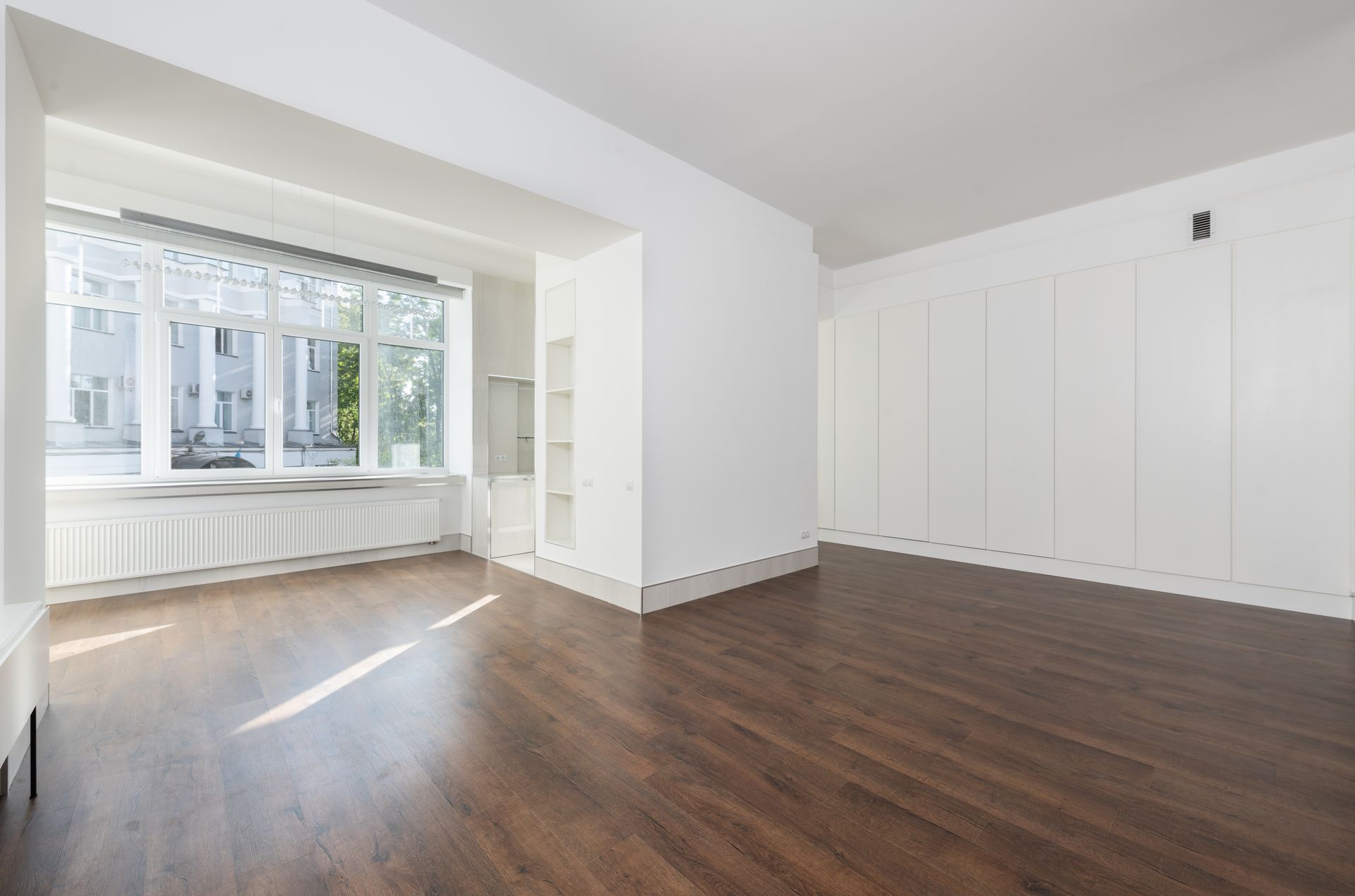 Hardwood flooring installation
